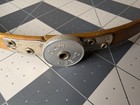 Vintage Queen 7" Wood Embroidery Cross Stitch Hoop Felt Lined Tension Wheel READ — photo 4