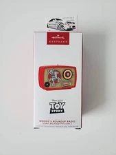 2024 Hallmark Toy Story Woodys Roundup Radio Magic Ornament