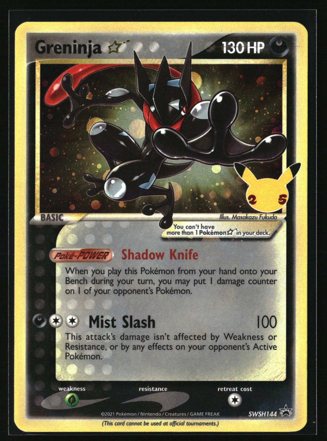 Greninja Star Promo SWSH: Sword & Shield Promo Cards SWSH144 NM