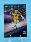 Adou Thiero Topps Midnight 2025-26  Lakers Rookie Horizon Signatures Auto /50