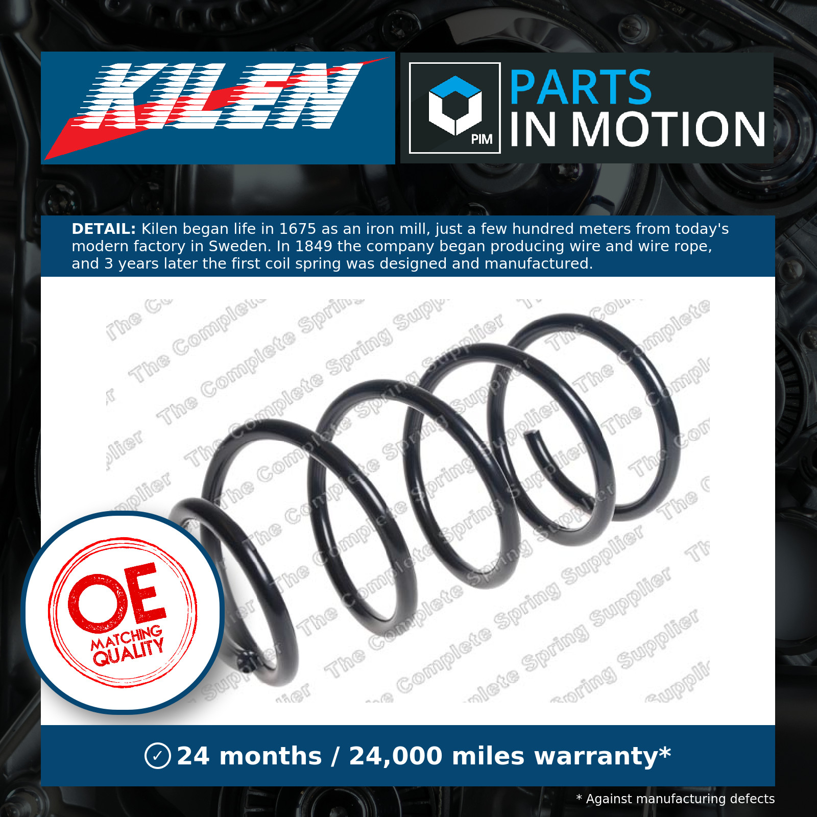 2x ✅Fits LESJÖFORS 4027656 Coil Spring ⭐UK Seller⭐ - Image 9