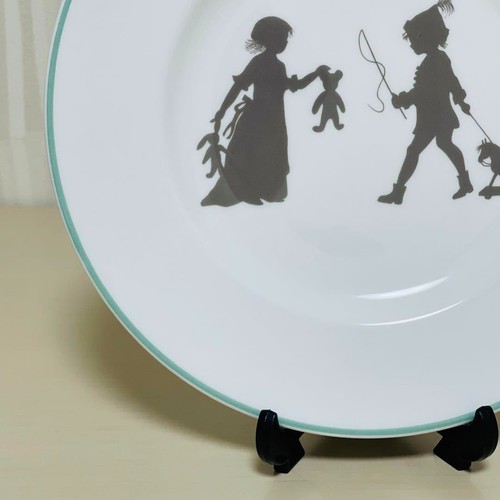 HERMES Silhouettes Plate 20cm - Picture 4 of 8