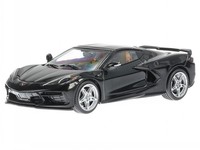 Chevrolet Corvette C8 Stingray 2020 Schwarz Modellauto MOC304 Ixo 1:43