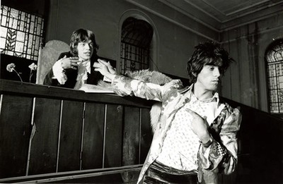 Keith Richards and Mick Jagger 1967 photograph
