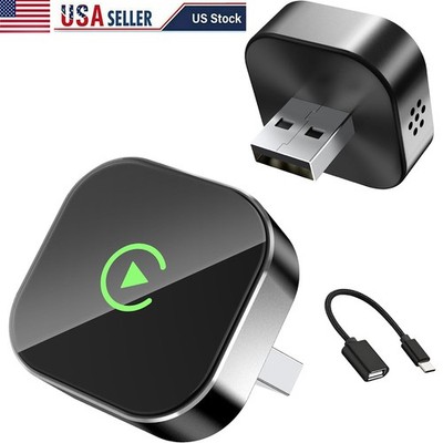 2 in 1 USB Wireless CarPlay Adapter For iPhone Apple Wireless Dongle Plug ＆ Play