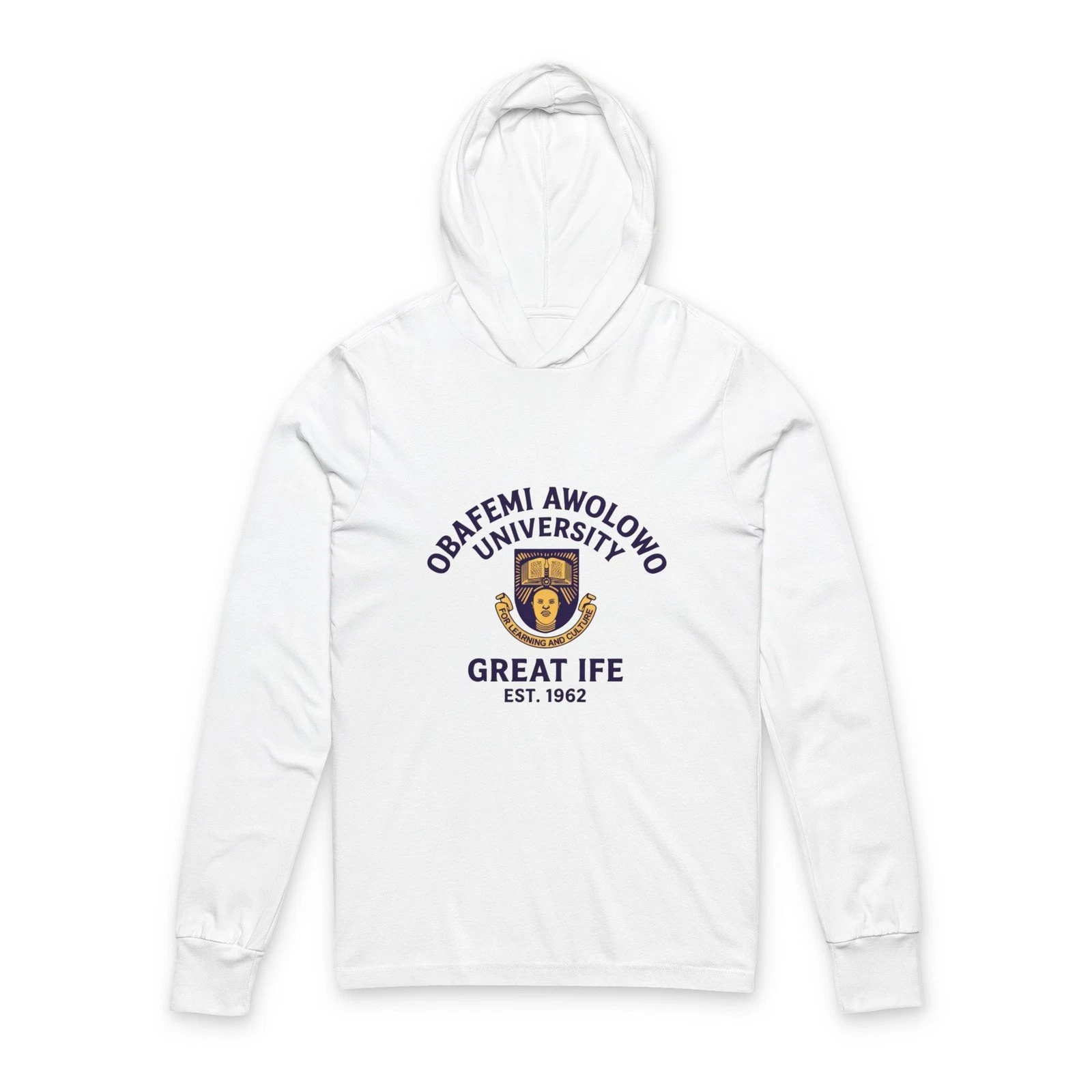 Obafemi Awolowo University Crest Hoodie | Great Ife Long Sleeve