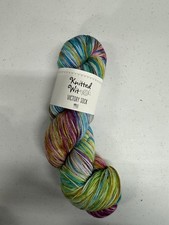 Knitted Wit Victory Sock Merino/Nylon Yarn Shade Unicorn Giggles 1 Skein