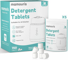 150PCS Official Detergent Cleaning Tablets: for Baby Brezza Grownsy Papablic Mom
