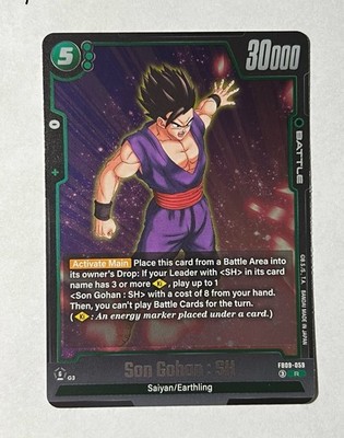 Son Gohan : SH FB09-059 Rare Foil Dragon Ball Super Fusion World Dual Evolution