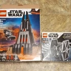 LEGO Star Wars Darth Vader's Castle 75251 & Imperial TIE Fighter 75300