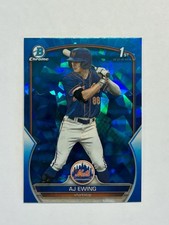 2023 1st Bowman Chrome Draft SAPPHIRE Edition RC AJ Ewing #BDC-152 