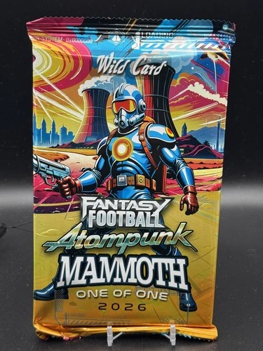 2026 Wild Card Fantasy Football Atompunk Mammoth Football PACK
