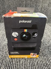 Polaroid - Now Gen 3 Instant Camera  Color Film Bundle 8 Photos - Black