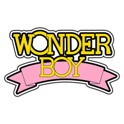 Wonder Boy Arcade Logo #1 Retro Gaming Sticker Waterproof Vinyl Decal DieCut Car