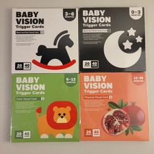 Montessori Cognitive Early Development Cards 0-36 months Parent-Child Fun New