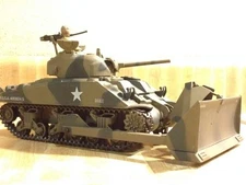 21st Century Toys Ultimate 1:32 US American Sherman Dozer M4A3 Tank D-Day 2002