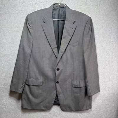 Corneliani Basil Jacket Extra Fine Virgin Wool 46 US Made in Italy Gray Suit