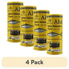 Safe Catch Ahi Wild Yellowfin Tuna Steaks 5 Oz  Pack of 6 Cans X 4