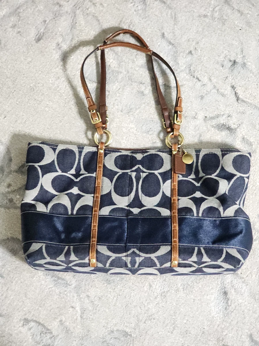 Coach Legacy Tote Blue Bags & Handbags for Women for sale | eBay