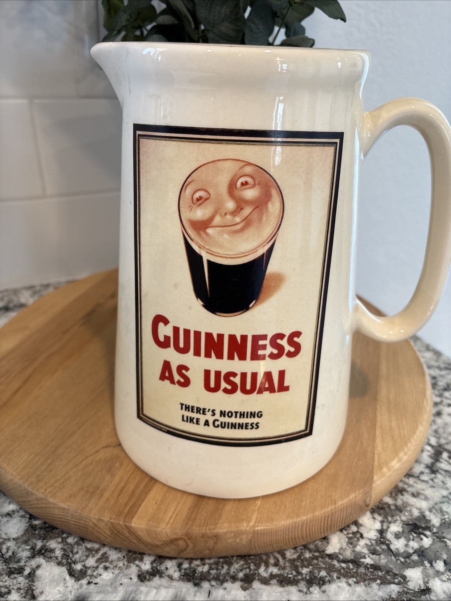 Vintage 1950's Guinness As Usual Pitcher. | eBay
