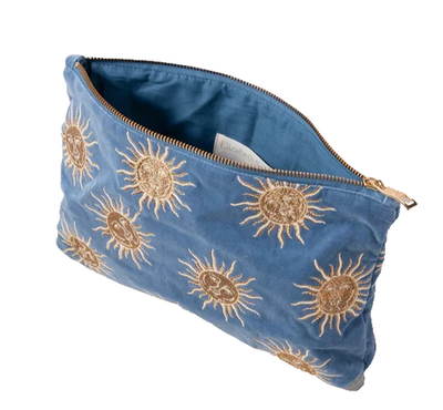Elizabeth Scarlett Velvet Pouch w/Dust Bag- Sun Goddess NWT | eBay