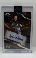 2023 Topps Chrome Black Star Wars -  Julie Dolan - Princess Organa - /25 - AUTO