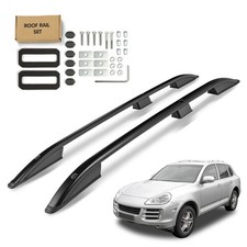 Dachreling für Porsche Cayenne I (9PA | 955) 2002-2010 Schwarz Lackiert