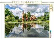 CALVENDO Puzzle Schloss Muskau im Muskauer Park, Bad Muskau, Sachsen  1000 Teil