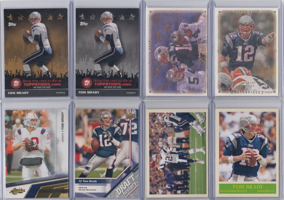 (150) Different TOM BRADY Lot NFL Football Cards Inserts 2002-2024 Collection - Image 4 of 4