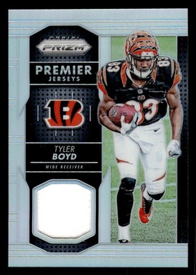2016 PANINI PRIZM TYLER BOYD PPJ-TB MINT PRIZM PREMIER JERSEYS BENGALS