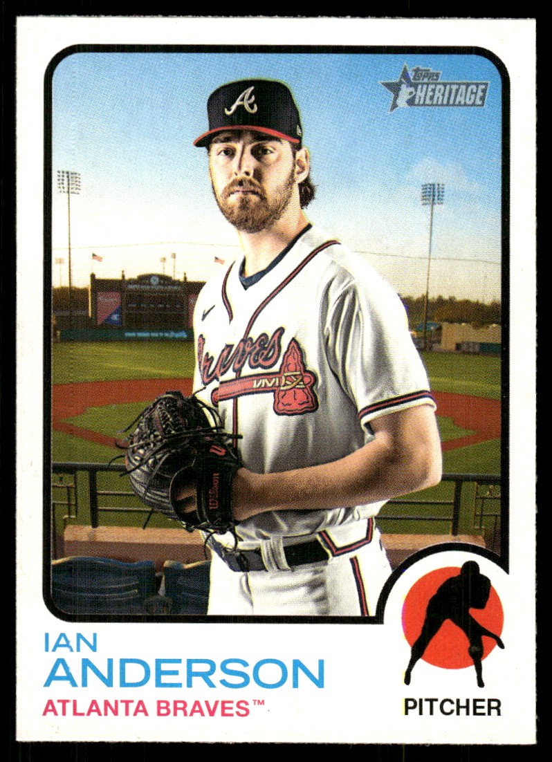Ian Anderson #356 2022 Topps Heritage Baseball Mini