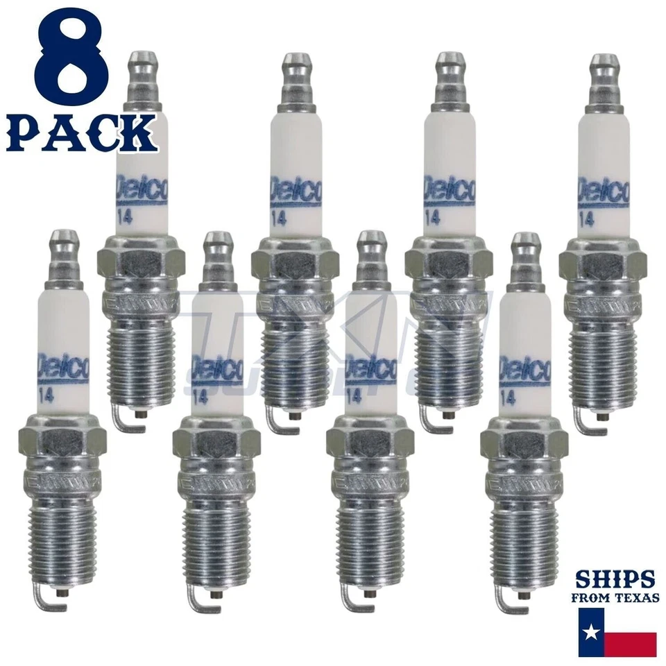 8 Pack ACDelco Platinum Spark Plugs 1996 for Cadillac Deville 4.6L - Image 2 of 3