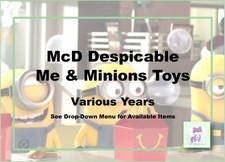 McDonald's Despicable Me  Minions Toys-Pick 