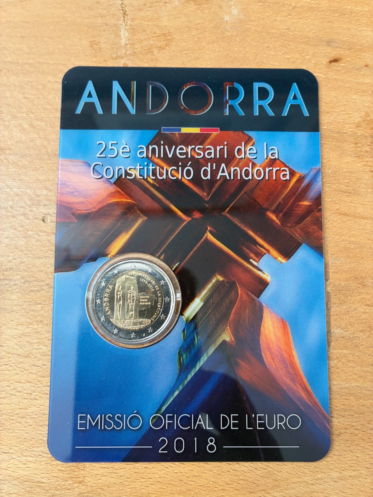2 euro Andorre 2018 Constitution