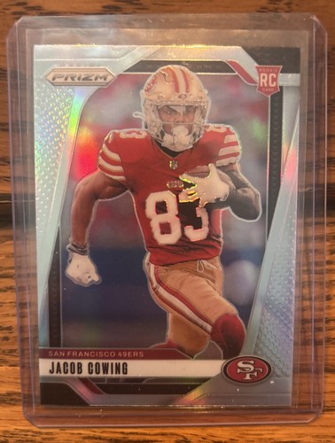 2024 Panini Prizm #335 Jacob Cowing Silver