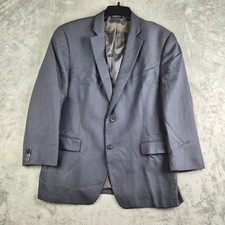 John Varvatos USA Blazer Mens 42S Gray Premium Tailored Single Needle Sport Coat