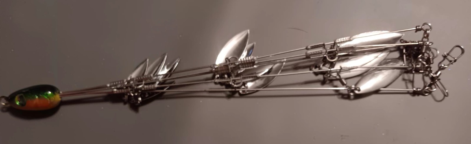 Umbrella Fishing Rig 5 Arms Alabama Rig Kit with Weedness Bait Lure Jigs - Image 4