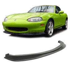 Sasa Ds Style Pu Front Lip Splitter For 99-00 Mazda Miata Nb Mk1 Bumper Only
