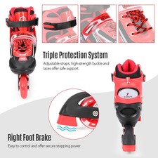 Adjustable Illuminating Inline Skates With Light Up Wheels For Kids And NAEN