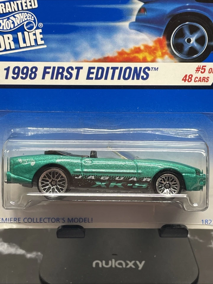 Hot Wheels 1998 First Editions Jaguar XK8 Green #639 Lace Wheels  C81! - Image 2 of 3