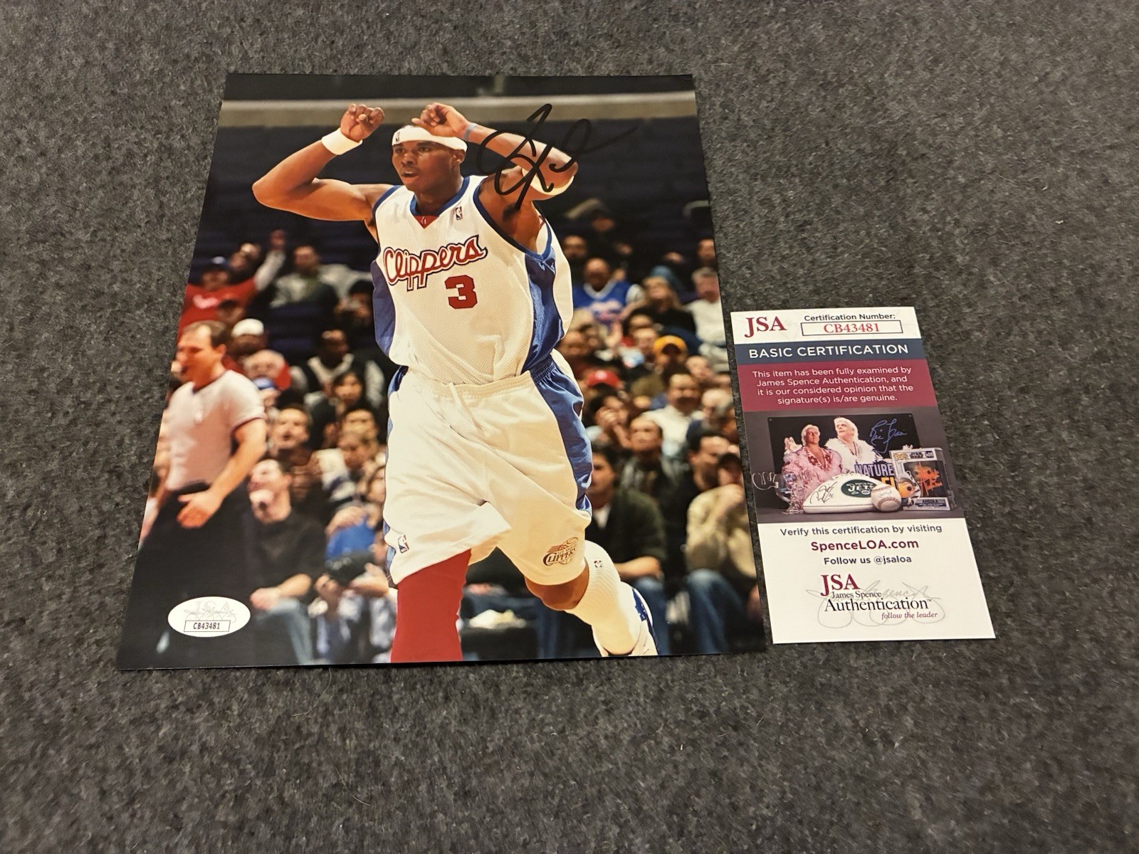 Quentin Richardson Autographed Signed Los Angeles Clippers 8x10 Photo Jsa 