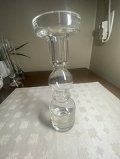 Nanny Still Pompadour Clear Glass Vase/ Candlestick Holder