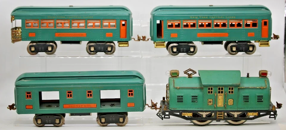 Lionel 352E Set- 10E Locomotive, 332 Baggage, 339 Pullman, 341 Observation - Image 2 of 4