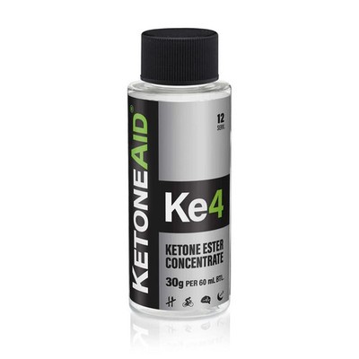 KetoneAid KE4 Ketone Ester Concentrate Exogenous D-BHB 12 Servings 1 Ct