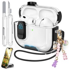 for Airpods Pro 3 Case 2025, Anti-Yellowing Clear Case for Airpods Pro 3 with...