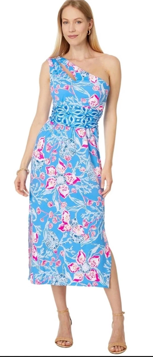 lilly pulitzer one shoulder maxi dress Mayella Midi Dress