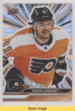 2023-24 Upper Deck Series 1 Outburst Silver Travis Konecny #137 READ 5jx