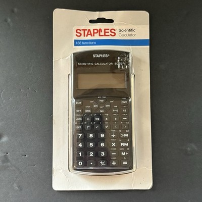 staples scientific calculator **New Unopened**