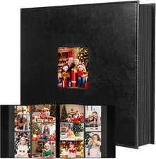 000 Pockets Photo Album 4X6, Extra Large Capacity Leather Cover Wedding Family P