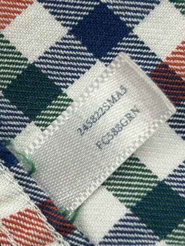Charles Tyrwhitt Slim Fit Mens Dress Shirt Size 15.1/2 Small Gingham Multicolor - Picture 9 of 19